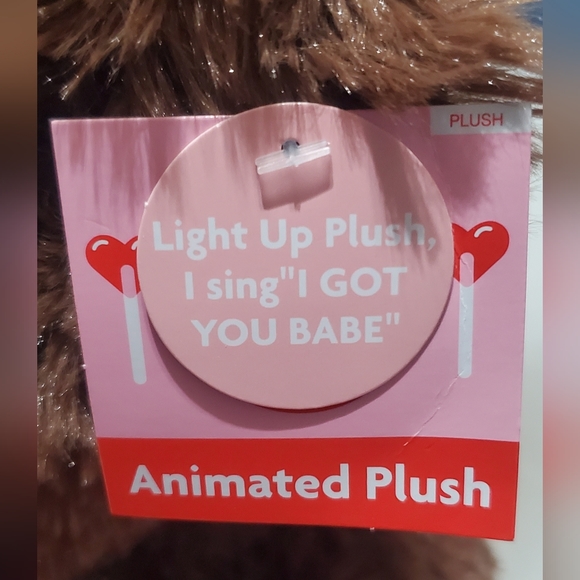 Cutest & Softest Stuffed Teddy Bear, Lites-Up & Sings "I Got You Babe"!!   New!! - Picture 3 of 11